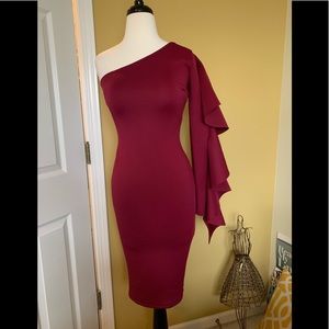 Akira 1 Shoulder Dress